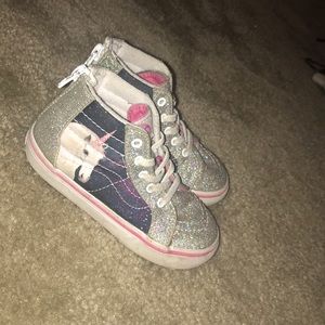 Glitter Unicorn Toddler 9 Vans